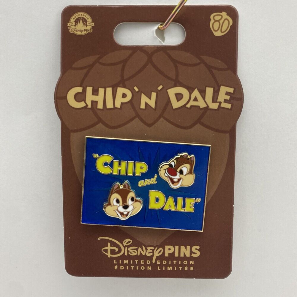 Disney Pin Chip and Dale Classic 80th Anniversary Limited Edition LE 3000